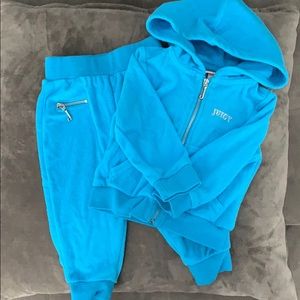 Juicy Couture terry cloth hoodie and pants